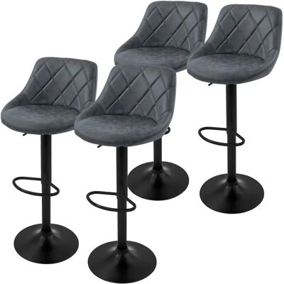 ML-Design Tabourets de Bar - Cuir Synthétique, Réglables, 4 pièces - Publicité ML-Design Tabourets de Bar - Cuir Synthétique, Réglables, 4 pièces - Publicité