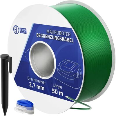 Cavo delimitatore da 50m per robot tosaerba ECD Germany Cavo delimitatore da 50m per robot tosaerba ECD Germany