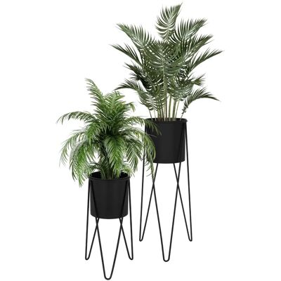 ML-Design 2 podpór na rośliny - Wytrzymałe metalowe stojaki do wnętrza i na zewnątrz ML-Design 2 podpór na rośliny - Wytrzymałe metalowe stojaki do wnętrza i na zewnątrz