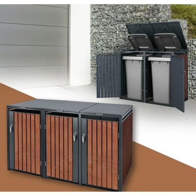 ML-Design Drie-in-één afvalcontainerhoes ML-Design Drie-in-één afvalcontainerhoes