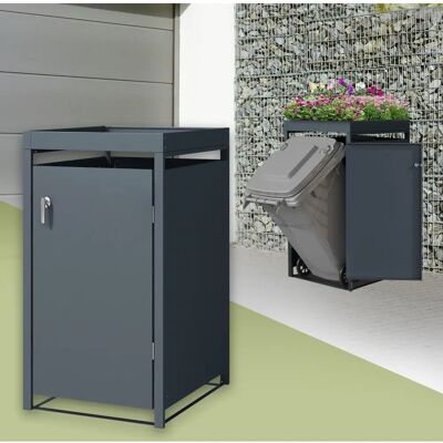 Obora na Śmieci z Stali ML-Design - Antracyt - 240L Obora na Śmieci z Stali ML-Design - Antracyt - 240L