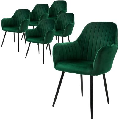 ML-Design Zielona Welurowa Krzesło do Jadalni - Krzesło do Jadalni ML-Design Zielona Welurowa Krzesło do Jadalni - Krzesło do Jadalni