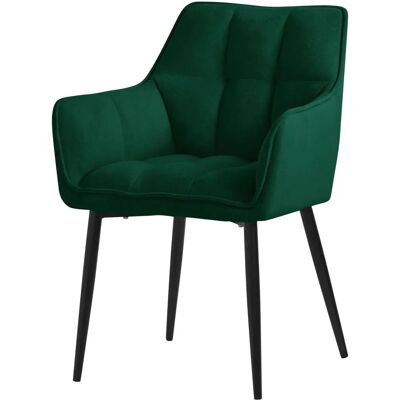 Krzesło do jadalni ML-Design w ciemnozielonym kolorze - Ergonomiczne i stabilne Krzesło do jadalni ML-Design w ciemnozielonym kolorze - Ergonomiczne i stabilne