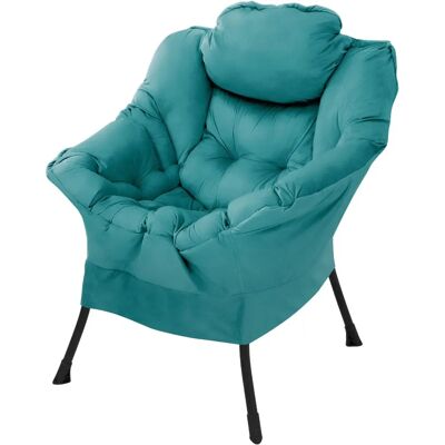 ML-DESIGN Fauteuil Reclinable Bleu Clair - Fauteuil - Publicité ML-DESIGN Fauteuil Reclinable Bleu Clair - Fauteuil - Publicité
