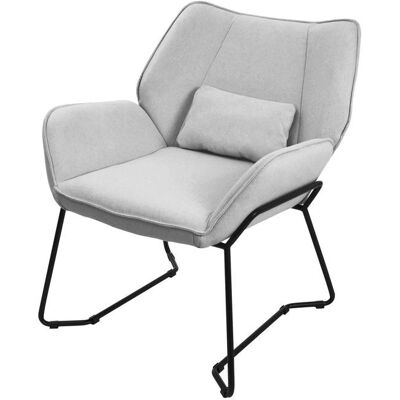 ML-DESIGN Fotel Rozkładany Szary Model Clara - Nowoczesny Design ML-DESIGN Fotel Rozkładany Szary Model Clara - Nowoczesny Design