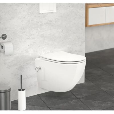 Wc sospeso in ceramica LUXEBATH con funzione bidet - Design moderno Wc sospeso in ceramica LUXEBATH con funzione bidet - Design moderno
