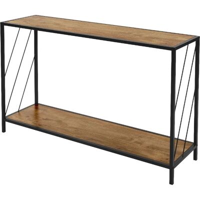 ML-DESIGN Rustykalna konsola z dębu - Nowoczesny mebel wejściowy 120x33,5cm ML-DESIGN Rustykalna konsola z dębu - Nowoczesny mebel wejściowy 120x33,5cm