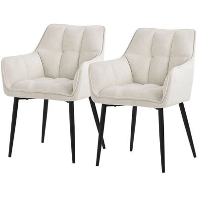 ML-DESIGN Krémowe krzesła do jadalni - Stylowe, wygodne, nowoczesne ML-DESIGN Krémowe krzesła do jadalni - Stylowe, wygodne, nowoczesne