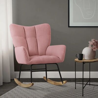 ML-DESIGN Różowe krzesło bujane - Krzesło bujane ML-DESIGN Różowe krzesło bujane - Krzesło bujane