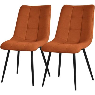 ML-DESIGN Chaises de salle à manger orange - Chaises de salle à manger - Publicité ML-DESIGN Chaises de salle à manger orange - Chaises de salle à manger - Publicité