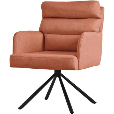 ML-DESIGN Pomarańczowe Obrotowe Krzesło Jadalniane - Krzesło Jadalniane ML-DESIGN Pomarańczowe Obrotowe Krzesło Jadalniane - Krzesło Jadalniane