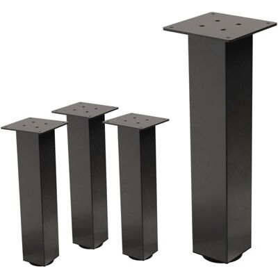 ML-Design Nogi do Stołów - Regulowane Stal 42cm - Nowoczesny Industrial ML-Design Nogi do Stołów - Regulowane Stal 42cm - Nowoczesny Industrial