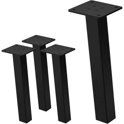 ML-Design - geneigte Tischbeine - 30 cm - Schwarz - 4x4 cm - Tischbeine ML-Design - geneigte Tischbeine - 30 cm - Schwarz - 4x4 cm - Tischbeine