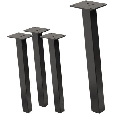 ML-Design Metalowe Nogi do Stołu - Nachylenie 96° - 42cm, Grafitowe ML-Design Metalowe Nogi do Stołu - Nachylenie 96° - 42cm, Grafitowe
