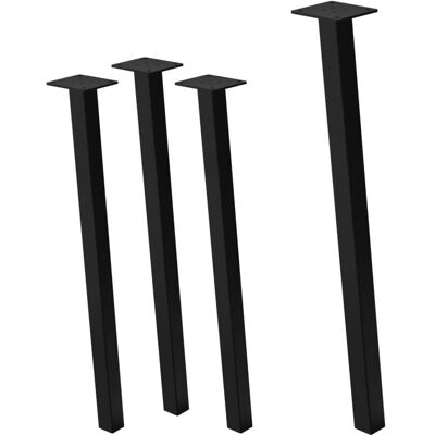 ML-Design Stahl Tischbeine 72cm Neigung 96° - Tischbeine ML-Design Stahl Tischbeine 72cm Neigung 96° - Tischbeine