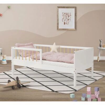 Lit bébé Beige - 70x140cm - Lit pour enfant - Publicité Lit bébé Beige - 70x140cm - Lit pour enfant - Publicité