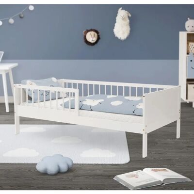 ML-DESIGN Lit bébé beige - 80x160cm - Lit enfant et adolescent - Publicité ML-DESIGN Lit bébé beige - 80x160cm - Lit enfant et adolescent - Publicité