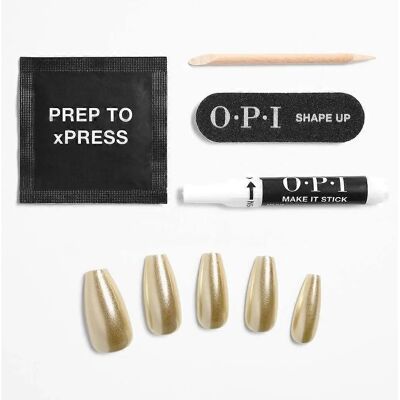 OPI Break the Gold Wiederverwendbare Künstliche Nägel - Nagelkunst-Set OPI Break the Gold Wiederverwendbare Künstliche Nägel - Nagelkunst-Set