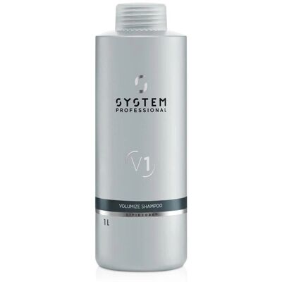 System Professional Volumize Shampoo - Shampoo pour cheveux fins 1000ml - Publicité System Professional Volumize Shampoo - Shampoo pour cheveux fins 1000ml - Publicité