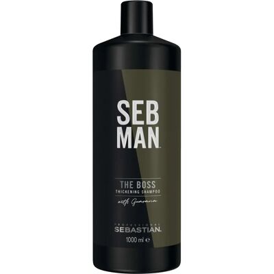 Seb Man The Boss Shampoo Épaississant - Homme 1L - Publicité Seb Man The Boss Shampoo Épaississant - Homme 1L - Publicité