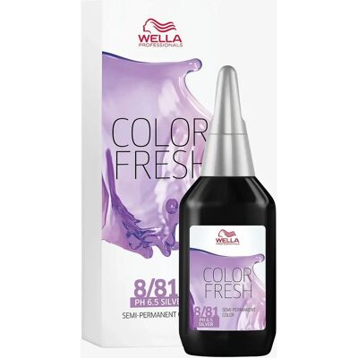 Wella Professionals Ljus Pärla Aska Blond Semi Permanent Hårfärg - 8/81 Wella Professionals Ljus Pärla Aska Blond Semi Permanent Hårfärg - 8/81