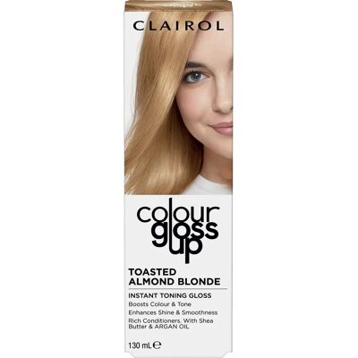 Clairol Toasted Almond Blonde Color Gloss Up - Hair Color Treatment Clairol Toasted Almond Blonde Color Gloss Up - Hair Color Treatment