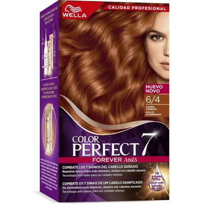 Wella Color Perfect 7 No 6/4 - Coloration Permanente Wella Color Perfect 7 No 6/4 - Coloration Permanente