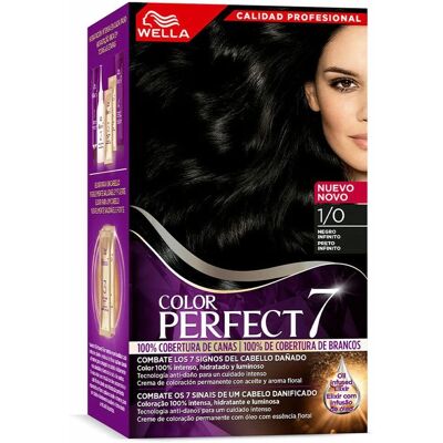 Wella Color Perfect 7 - Czarna Farba Do Włosów - Trwała Kremowa Farba Wella Color Perfect 7 - Czarna Farba Do Włosów - Trwała Kremowa Farba