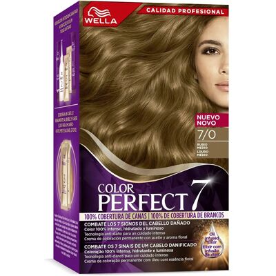 Wella Marke Modell 7 Mittelblond - Haarfarbe Wella Marke Modell 7 Mittelblond - Haarfarbe