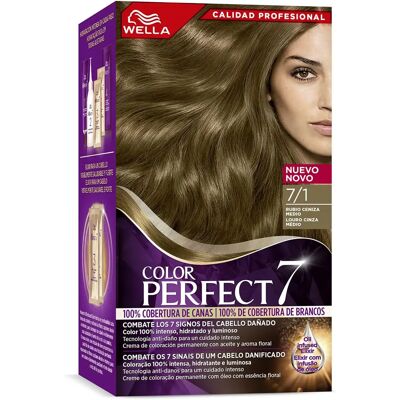 Wella Color Perfect 7 - Grauabdeckung Haarfarbe mit hydratisierender Öl-Formel - 60ml Wella Color Perfect 7 - Grauabdeckung Haarfarbe mit hydratisierender Öl-Formel - 60ml