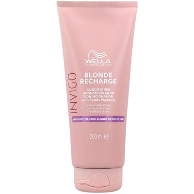 Wella Professionals Invigo Blonde Recharge - Condicionador para cabelo loiro frio destacado Wella Professionals Invigo Blonde Recharge - Condicionador para cabelo loiro frio destacado