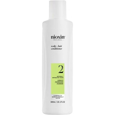 Nioxin Pro Clinical System 2 Scalp + Hair Thickening Conditioner for Natural Hair with Progressed Thinning - Hair Conditioner Nioxin Pro Clinical System 2 Scalp + Hair Thickening Conditioner for Natural Hair with Progressed Thinning - Hair Conditioner