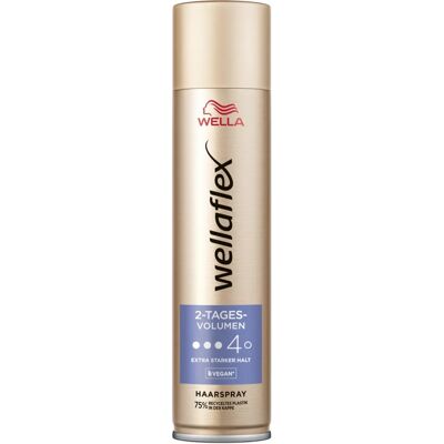 Wellaflex 2-journée Volume Laque - Hairspray - Publicité Wellaflex 2-journée Volume Laque - Hairspray - Publicité