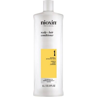 Nioxin System 1 Natürliche Haar Therapie bei Fortgeschrittenem Haarausfall Revitalisierende Spülung - 1000 ml Nioxin System 1 Natürliche Haar Therapie bei Fortgeschrittenem Haarausfall Revitalisierende Spülung - 1000 ml