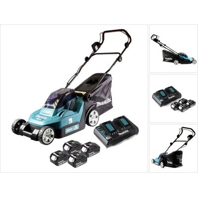 Makita - DLM 382 - 38 cm - 2x18V - Tondeuse - Publicité Makita - DLM 382 - 38 cm - 2x18V - Tondeuse - Publicité