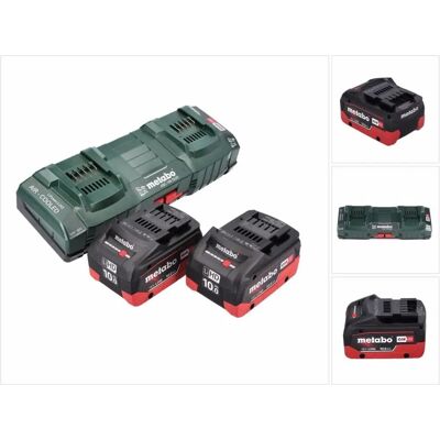 Metabo Power Tool Battery System - 18V 2x 10Ah LIHD + ASC 145 DUO Metabo Power Tool Battery System - 18V 2x 10Ah LIHD + ASC 145 DUO