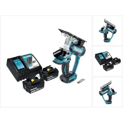 Makita DSD 180 RM Akku Gipskartonsäge - 2x Akku 4,0 Ah - Leise Makita DSD 180 RM Akku Gipskartonsäge - 2x Akku 4,0 Ah - Leise
