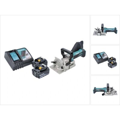 Makita - Akku Nutfräse DPJ 180 RM 18 V 100 mm - 2 Akkus Makita - Akku Nutfräse DPJ 180 RM 18 V 100 mm - 2 Akkus