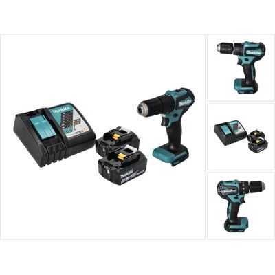 Makita DHP 483 Taladro sin escobillas - 18 V, 40 Nm, 2 baterías Makita DHP 483 Taladro sin escobillas - 18 V, 40 Nm, 2 baterías