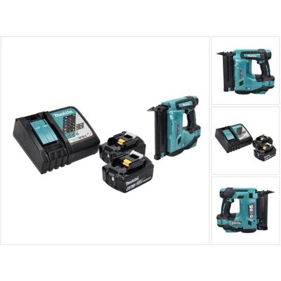 Makita DBN 500 RG - Akkustauchkopfnagler mit 2 Batterien Makita DBN 500 RG - Akkustauchkopfnagler mit 2 Batterien