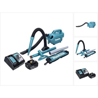 Aspiradora sin cable Makita DCL 184 18V - 54 mbar - 0,5 l + 1x Batería 5,0 Ah + Cargador Aspiradora sin cable Makita DCL 184 18V - 54 mbar - 0,5 l + 1x Batería 5,0 Ah + Cargador
