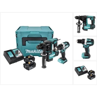 Makita - DLX 2271 TJ - DDF 484 - DHR 171 - Combo-Kit Makita - DLX 2271 TJ - DDF 484 - DHR 171 - Combo-Kit