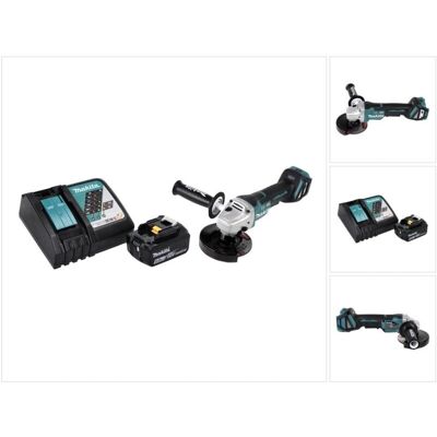 Makita - DGA 517 RG1 - 18V - 125mm - Amoladora angular inalámbrica Makita - DGA 517 RG1 - 18V - 125mm - Amoladora angular inalámbrica