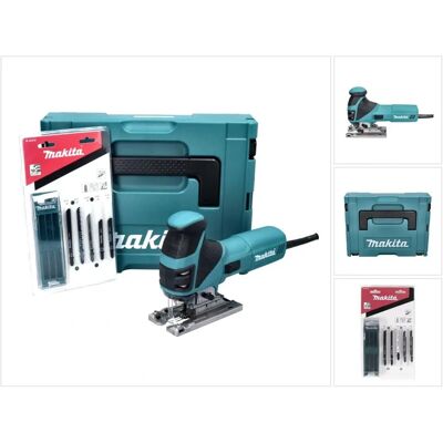 Makita 4351 FCTJ Pendelhub Stichsäge - 720W, 16 Sägeblätter, Makpac Makita 4351 FCTJ Pendelhub Stichsäge - 720W, 16 Sägeblätter, Makpac