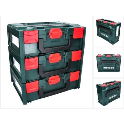 Metabo 145 Werkzeugkoffer Set - Robust, Stapelbar & IP43 Schutz Metabo 145 Werkzeugkoffer Set - Robust, Stapelbar & IP43 Schutz