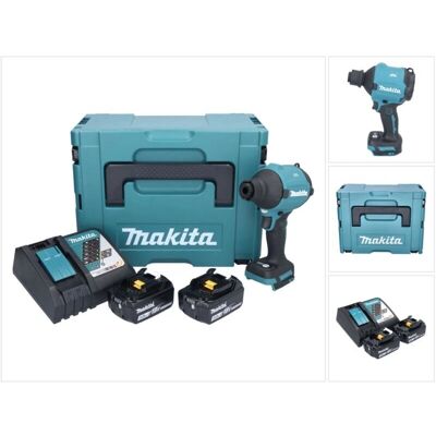 Makita DAS180RFJ Akku Gebläse - 18V, 2x Batterie, Ladegerät, Koffer Makita DAS180RFJ Akku Gebläse - 18V, 2x Batterie, Ladegerät, Koffer