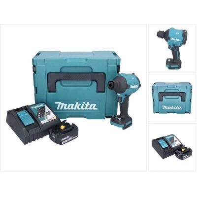Makita DAS180RM1J Akku Gebläse - 3 Düsen, Makpac Makita DAS180RM1J Akku Gebläse - 3 Düsen, Makpac