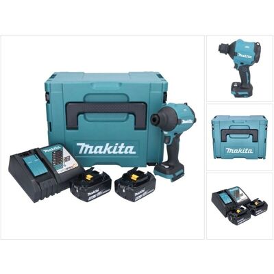 Makita DAS180RTJ Akku Gebläse - 18V, Bürstenlos, 2 Akkus Makita DAS180RTJ Akku Gebläse - 18V, Bürstenlos, 2 Akkus