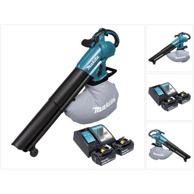 Makita DUB 187 RM2 Laubsauger und -bläser - Bürstenlos, 18V, 2 Akkus Makita DUB 187 RM2 Laubsauger und -bläser - Bürstenlos, 18V, 2 Akkus