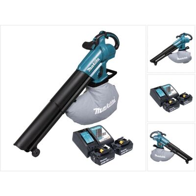 Makita DUB 187 RG2 kabelloser Laubsauger und -bläser - 18V + 2 Batterien Makita DUB 187 RG2 kabelloser Laubsauger und -bläser - 18V + 2 Batterien
